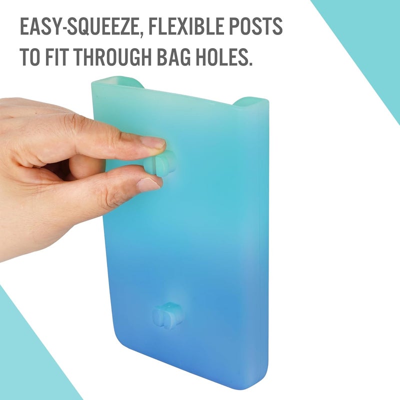 Tributary Brands - Blue Ombré Phone Holder for Bogg Bag and Simple Modern Bag - Made of Silicone and Fits All Phone Sizes - Image 5